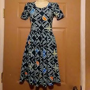 NWOT LULAROE AMELIA DRESS-SIZE XXS